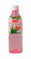 OKYALO Wholesale 500ml Aloe vera juice drink with Peach flavor 3