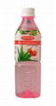 OKYALO Wholesale 500ml Aloe vera juice drink with Peach flavor 5