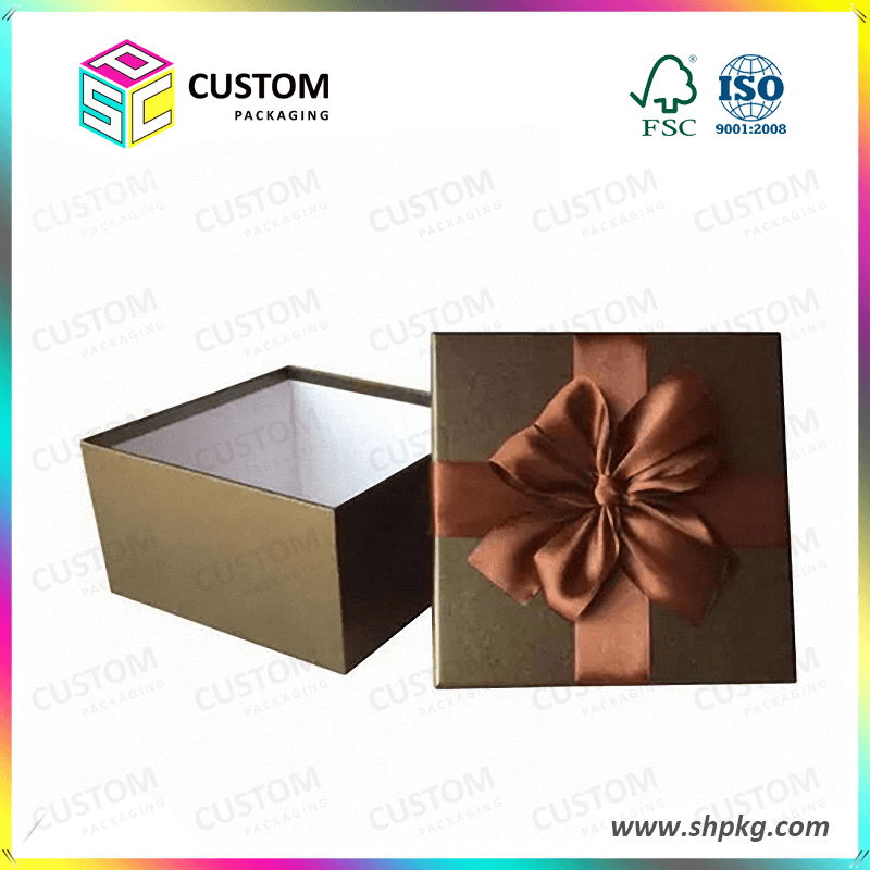 Rigid cardboard paper jewelry box