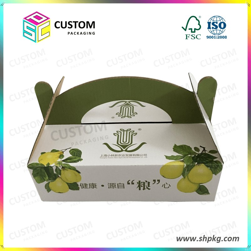 Fruit and vegetable packing box carrier