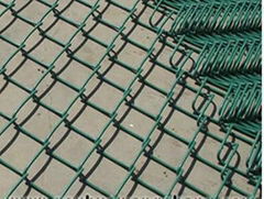 chain link mesh temporary sport ground used chain link fence