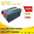 12V 1000W Low Frequency Pure Sine Wave Inverter with MPPT Solar Controller 1