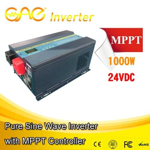 24V 1000W Low Frequency Pure Sine Wave Inverter with MPPT and AC charge 4