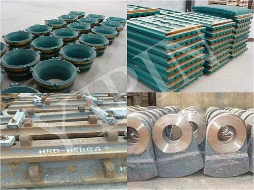 high manganese wear-resistant cone crusher and jaw crusher spare parts