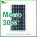 Mono-Crystalline 30W Solar Panel