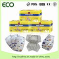 high absorbent & Breathable with Big Waist Band Ecofree Baby Diaper 1