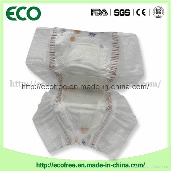 high absorbent & Breathable with Big Waist Band Ecofree Baby Diaper 4