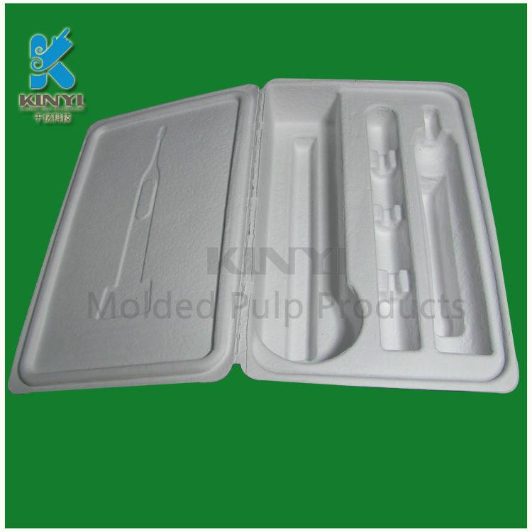 OEM compostable custom pulp packaging tray 2