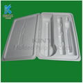 OEM compostable custom pulp packaging tray 2