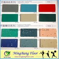 Anti-bacterial vinyl hospital pvc rubber homogeneous floor roll 3