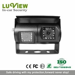 12-24V HD Nightvision IR Dual Lens bus camera
