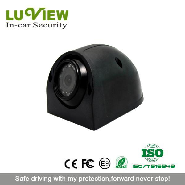 hidden side view car camera with plastic cover 2