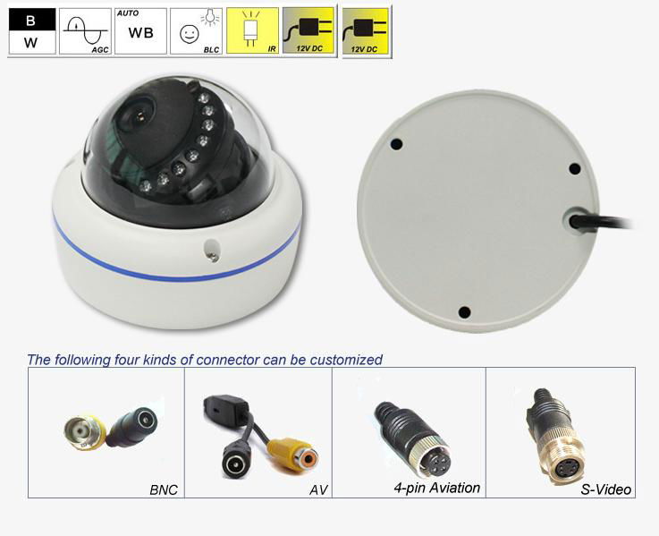 security dome camera for bus 5