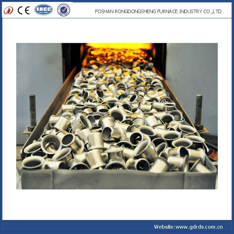 continuous electric annealing heat treatment muffle furnace 4