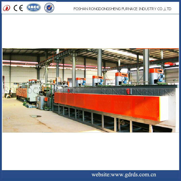 continuous mesh belt type gas controlled annealing /hardening and tempering furn 2