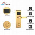 2015 New stainless steel High Quality Electronic RFID card hotel door lock 5