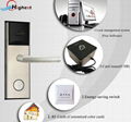 Golden security electronic smart hotel rfid card hotel door locks 3