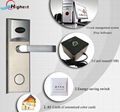 Golden security electronic smart hotel rfid card hotel door locks 2