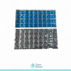 Reusable flexible ice pack sheets ice cube mats for picnic and lunch box