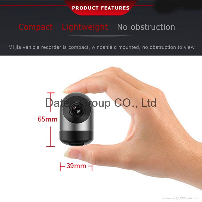 Meknic Q2 Full HD 1080P Wifi Car DVR Camcorder with 156° Wide Angle Hand Gesture 5