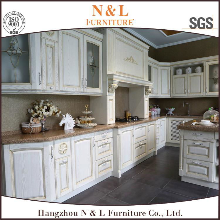 Home Furniture Solid wood Kitchen Cabinet 5