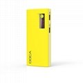 High Capacity DOCA D566 Duel Micro USB power bank 13000mAh for cell phone batter 4