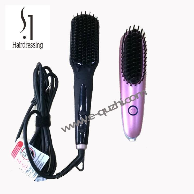 mini hair travel tool hair straightener portable cordless 5