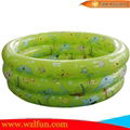 Red, Yellow, and Green Ringed Round Inflatable Baby Swimming Pool 4