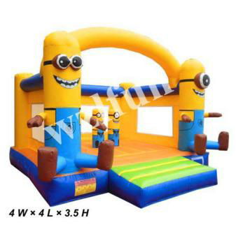 Good quality minions jumping castle inflable castle