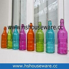 1L Glass water bottle 