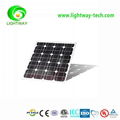 75W Mono crystalline Solar Panel with 18.6V Positive tolerance and CE UL etc Cer