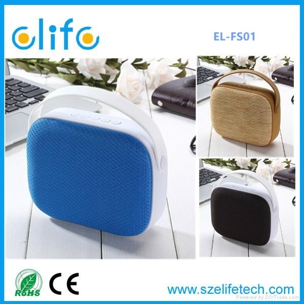 2016 Topselling fabric bluetooth speaker with TF card