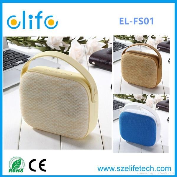 2016 Topselling fabric bluetooth speaker with TF card 5