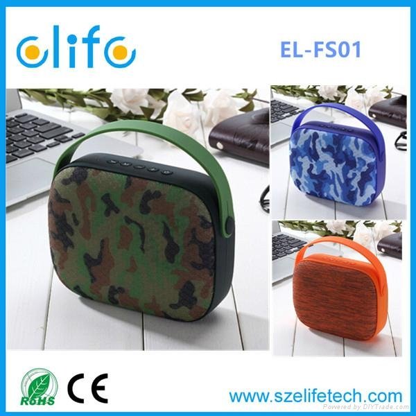 2016 Topselling fabric bluetooth speaker with TF card 4
