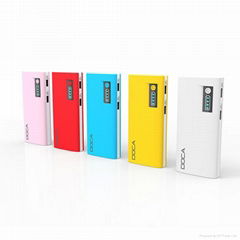 DOCA D566A 13000mAh External Battery Power bank Charger,power Supply