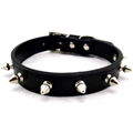 Spiked PU  Dog Collars 1