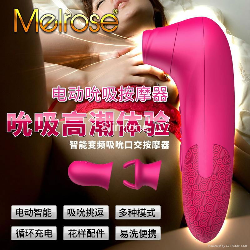 Hot rechargeable oralsex machine with Clitoris Nipple Clit Sucker Pussy Massager 5