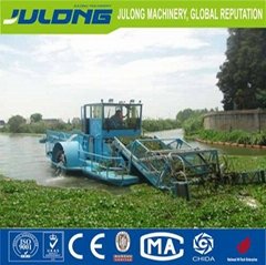 Julong Good function Full automatic aquatic weed harvester