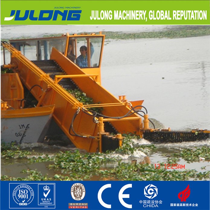 Julong High rated Full automatic water hyacinth salvage vessel 