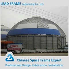 Modular warehouse space truss steel dome structure