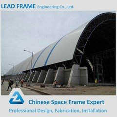 Steel frame barrel coal prefabricated storage sheds
