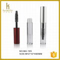 Mini transparent unique mascara tube for