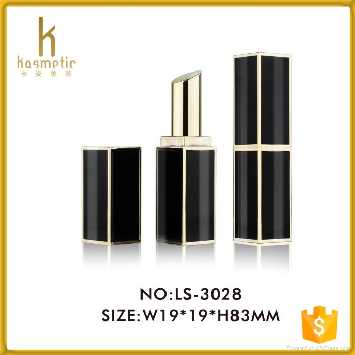 2016 cosmetic packaging of empty square lipstick tube 2