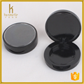 Black empty plastic makeup eyeshadow case for cosmetic packaging