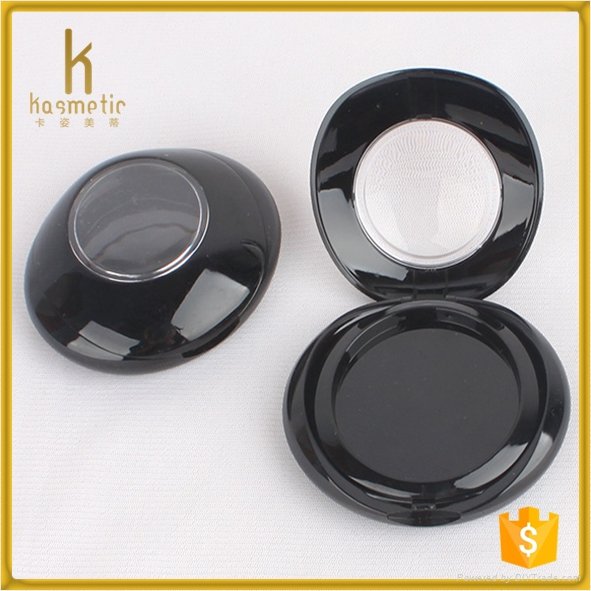 Black empty plastic makeup eyeshadow case for cosmetic packaging 4