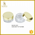 Small gel container for oem and odm eyeshadow case for eye shadow 1