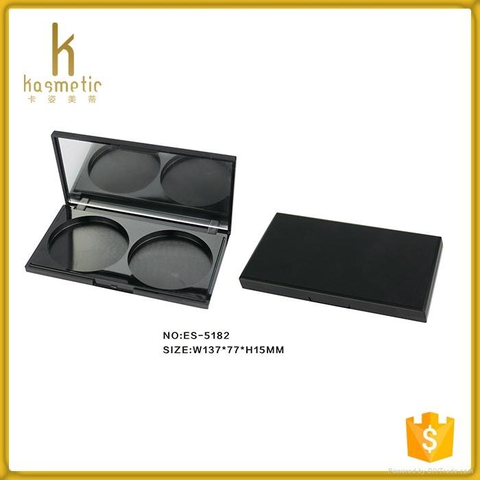 Black 3 pans oem and odm eye shadow make up palette for eyeshadow 2