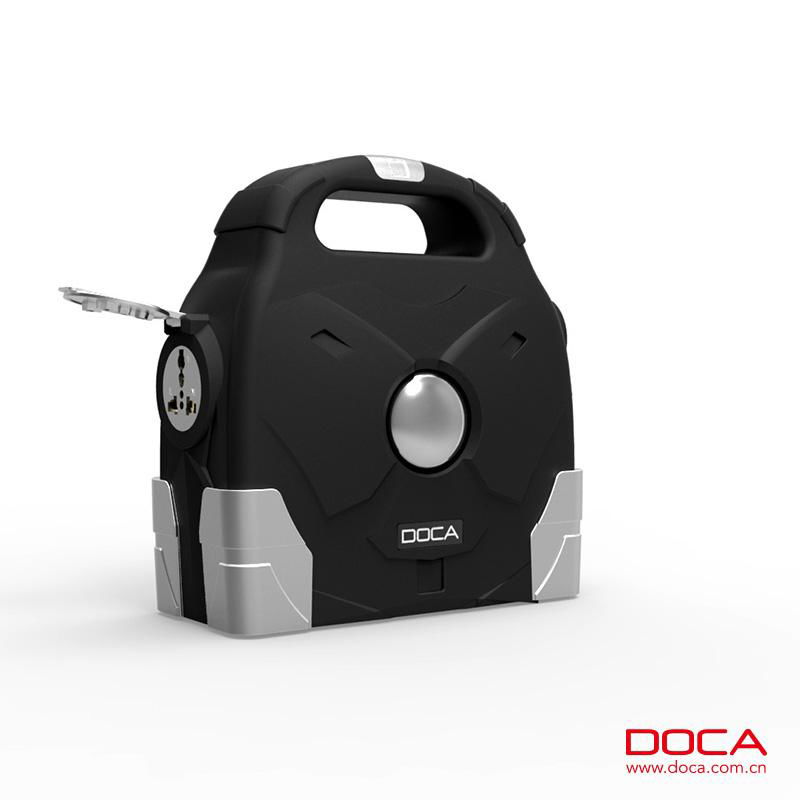 DOCA DG600 backup power 79200mah with real 300Wh from battery power 