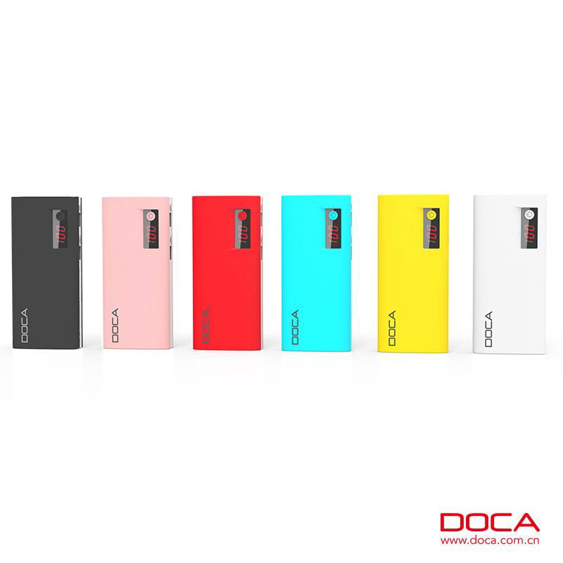 DOCA D566 Power Pack 13000mAh Extra Powerful yellow power bank for phone charger 3
