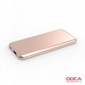 D606 Thin mobile Power Bank 5000mah with USB Cable